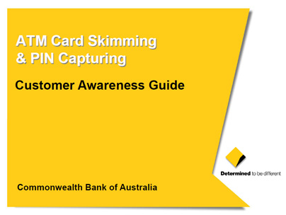 ATM Card Skimming and PIN Capturing – Customer Awareness Guide